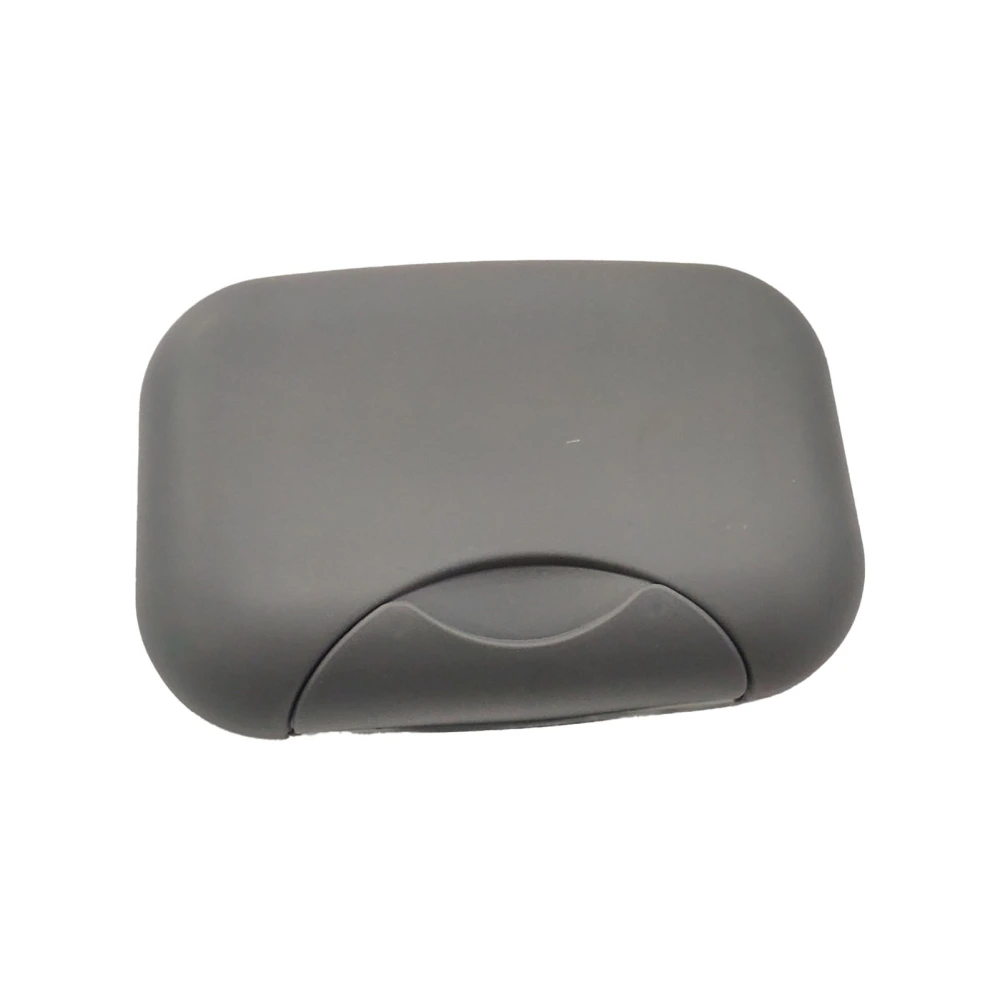 Soap Container Waterproof Washable Grey Portable Soap Case with Lock for Home Ourdoor Travelling