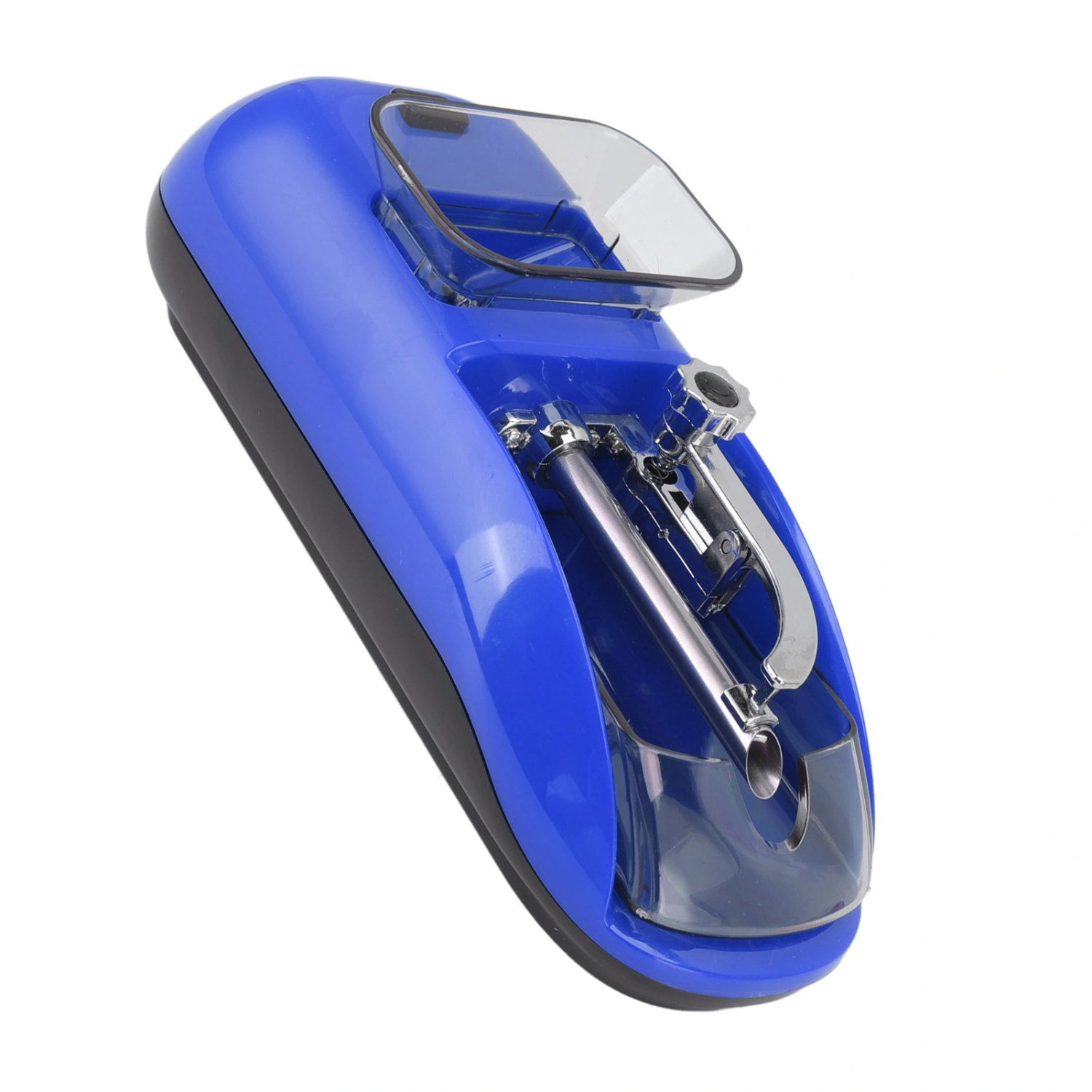 8mm Home Cigarette Rolling Machine Hollow Paper Tube Electric Cigarette Roller Maker EU 100‑240V Blue