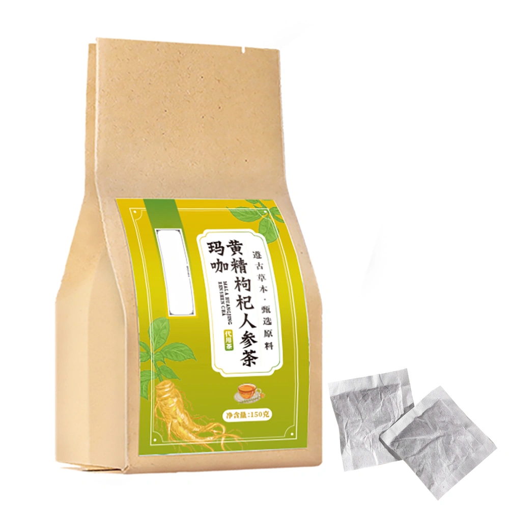 Ginseng Eight Treasure Tea Jujube Barley Maca Powder Chinese Wolfberry Mulberry Ginseng Polygonatum Yam Gardenia Tea