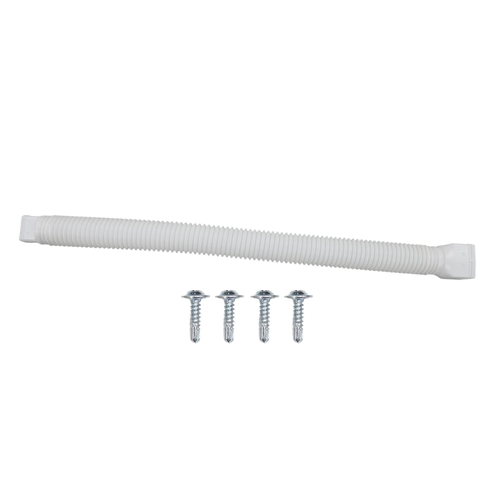 Downspout Extender Retractable Rain Gutter Drainage Pipe Down Spout Drain Extensions White