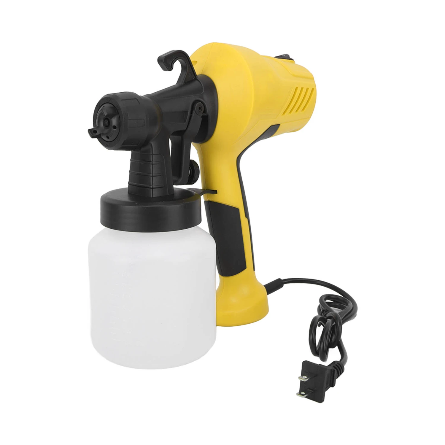 Steam Cleaner 400W Handheld Pressurized Cleaner Multi Surface Multi Purpose Chemical Free Steam Cleaning Machine US Plug 110V for Car Kitchen Window Yellow