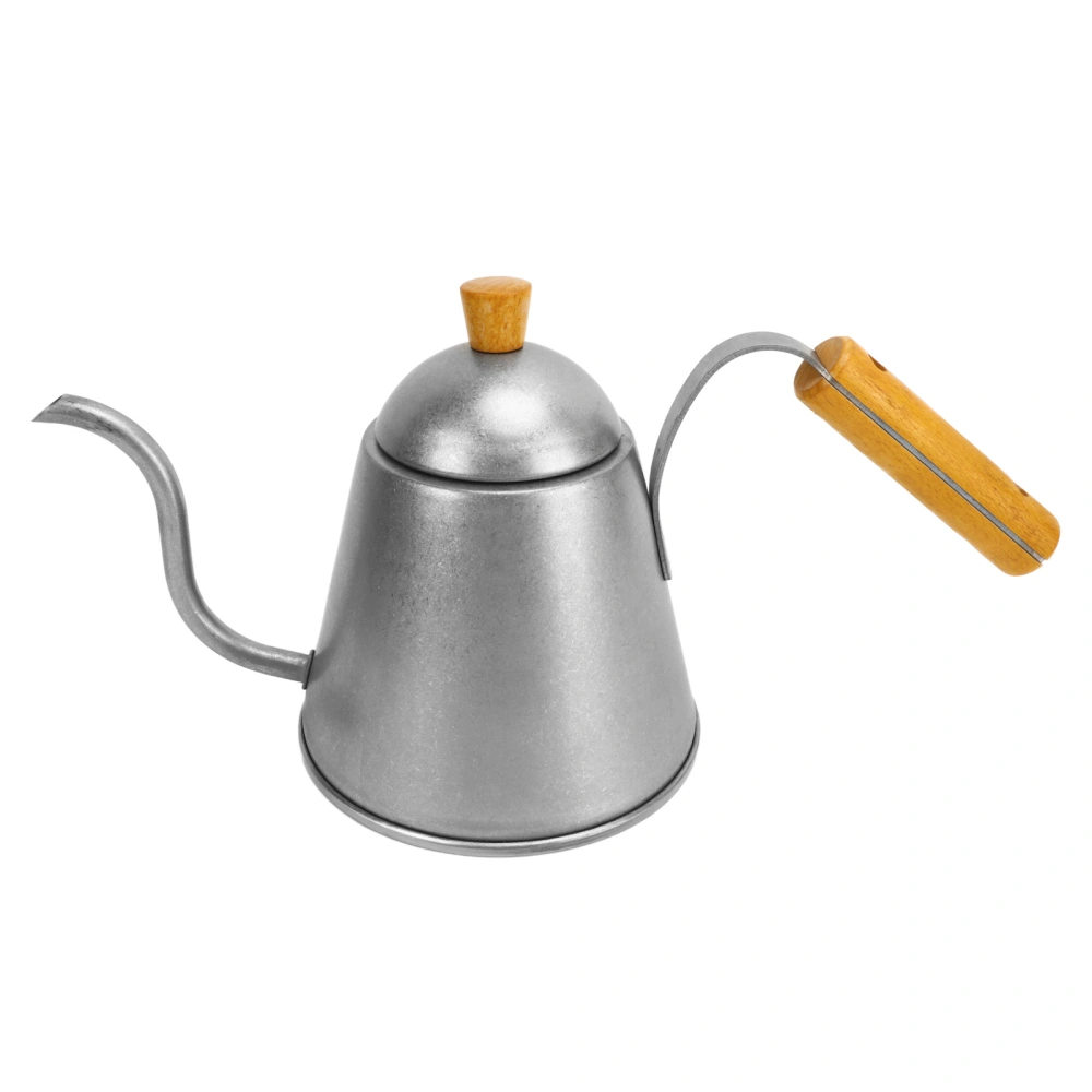 1000ml Stainless Steel Pour Over Coffee Kettle Large Capacity Gooseneck Water Dripper Kettle for Office Cafe Camping