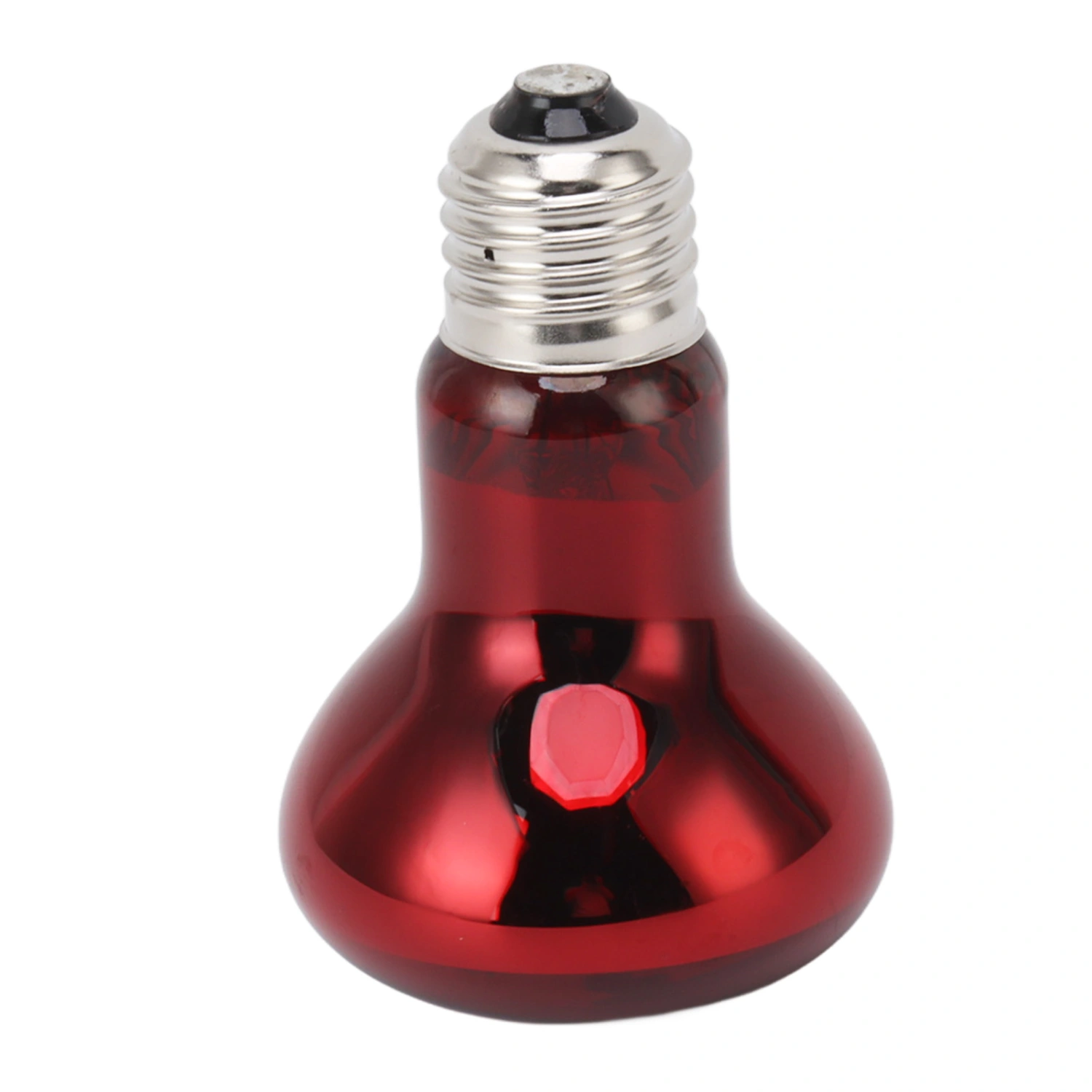 Reptile Heat Lamp Bulb E27 UVA Amphibian Basking Day and Night Heating Light Bulb for Bearded Dragon Lizard 220 to 240V Red 25W
