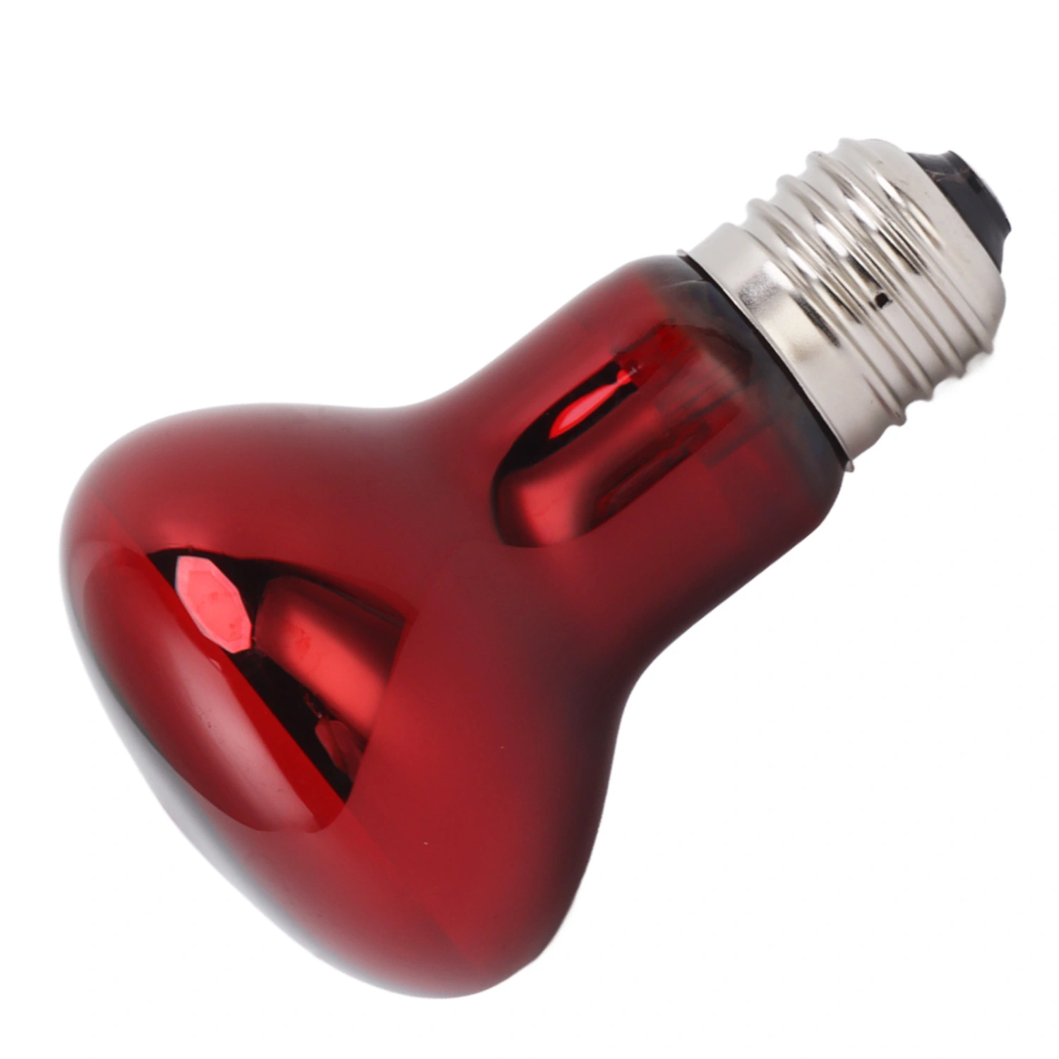 Reptile Heat Lamp Bulb E27 UVA Amphibian Basking Day and Night Heating Light Bulb for Bearded Dragon Lizard 220 to 240V Red 25W