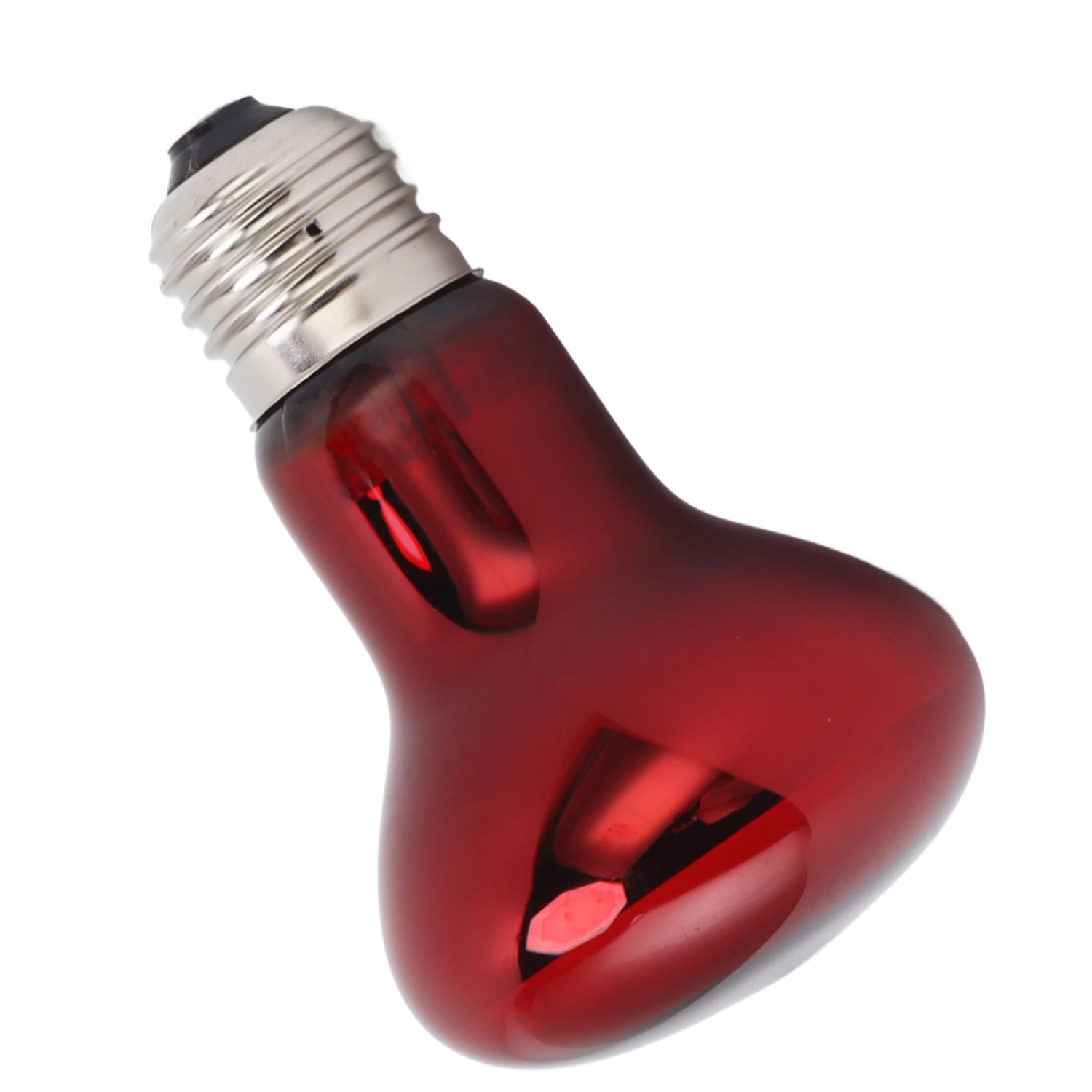Reptile Heat Lamp Bulb E27 UVA Amphibian Basking Day and Night Heating Light Bulb for Bearded Dragon Lizard 220 to 240V Red 25W