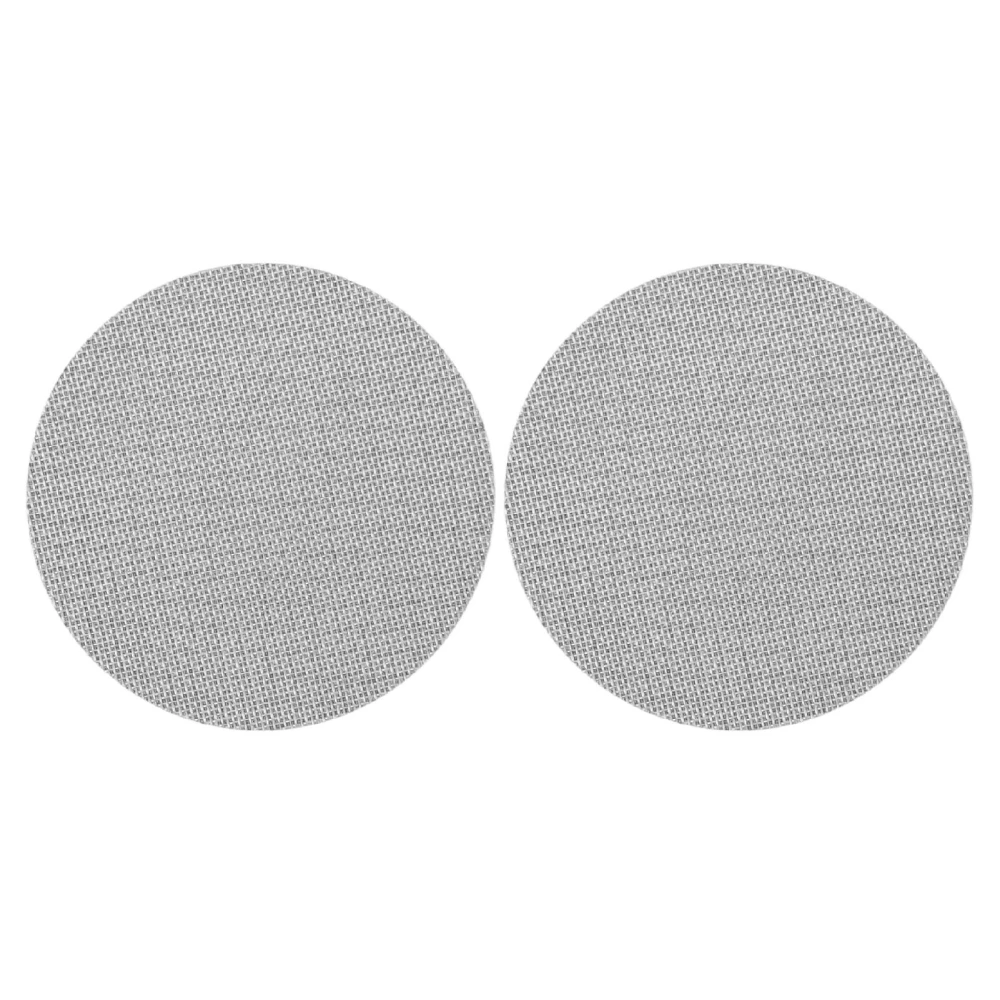 2pcs Puck Screen Double Layer 1.7mm Thickness 150um Stainless Steel Reusable Puck Filter Screen for Portafilter Filter Basket 53mm / 2.1in