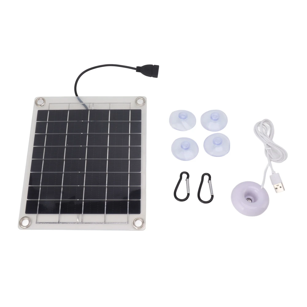 Floating Water Humidifier 20W Double Sided Solar Panel Portable USB Mini Atomization Spray Humidifier for Home Car