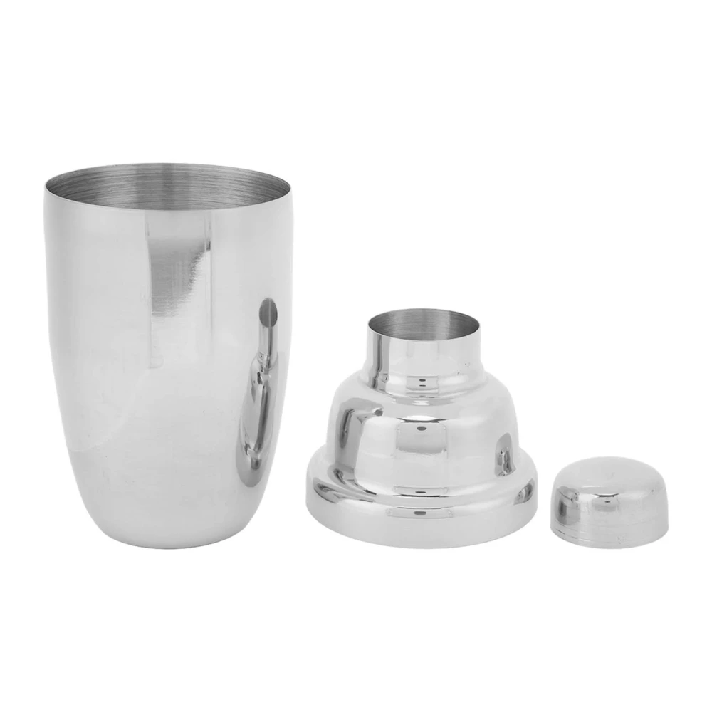 Cocktail Shaker Stainless Steel Rust Proof Bartender Drink Mixer with Lid Strainer for Bar 750ml