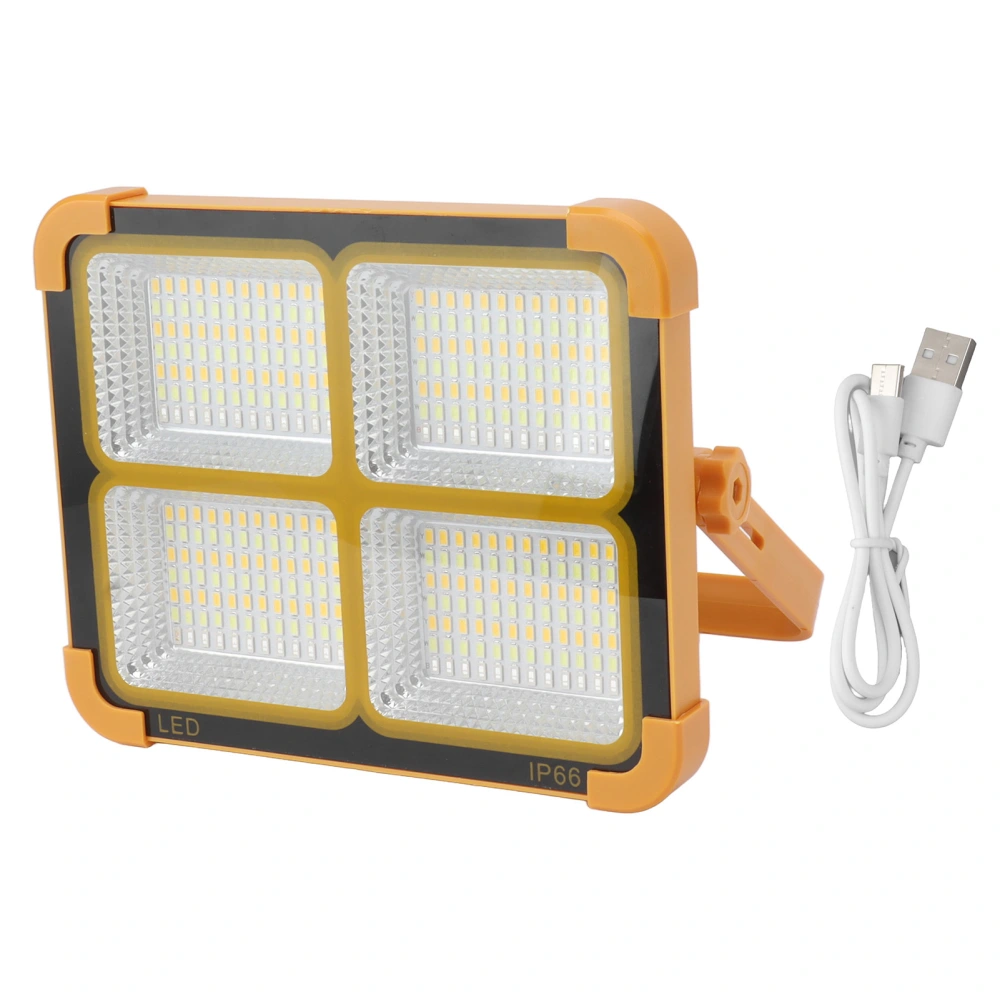 Solar Work Light IP66 Waterproof Stepless Dimming 1000W 12000mAh 10000lm Rechargeable Portable 336 LED Work Lamp