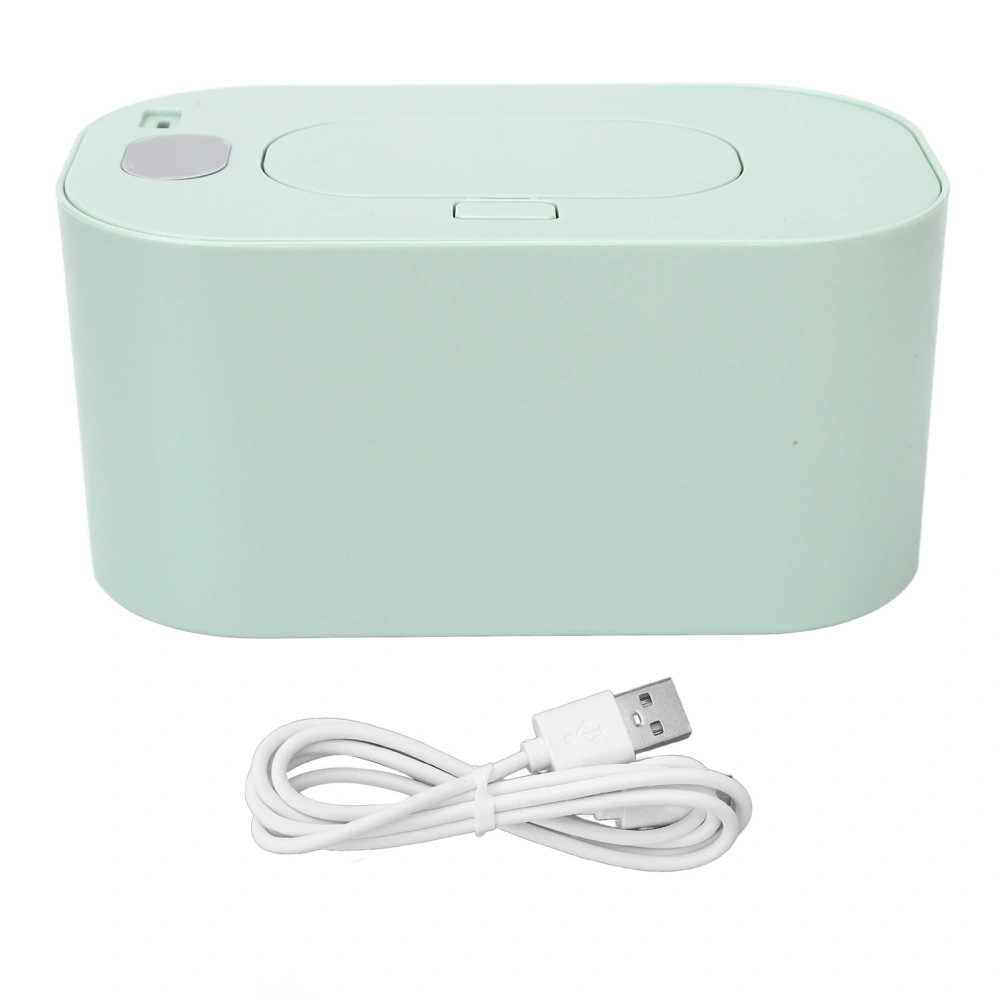 Wet Wipes Heater Portable Household Wet Wipes Heating Box Constant Temperature Wet Wipe Machine Green