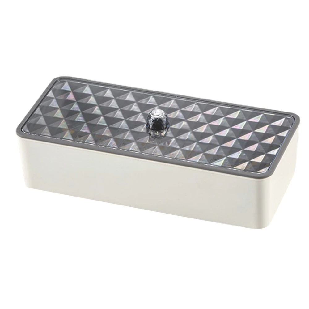 Draining Chopstick Container Dustproof Multilayers Utensil Storage Box for Kitchen White