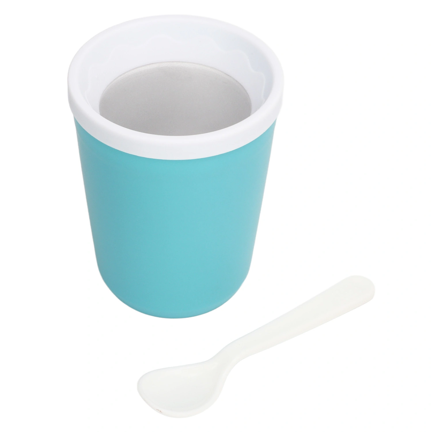Slushie Maker Cup Without Plug Quick Freezing Cup Home DIY Juice Beverages Stir Cooling Cup Blue