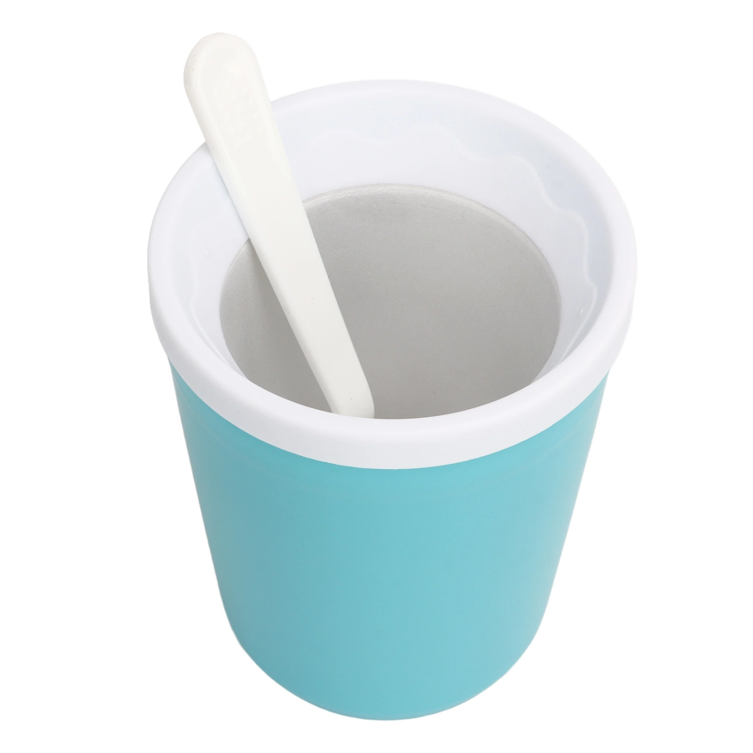 Slushie Maker Cup Without Plug Quick Freezing Cup Home DIY Juice Beverages Stir Cooling Cup Blue