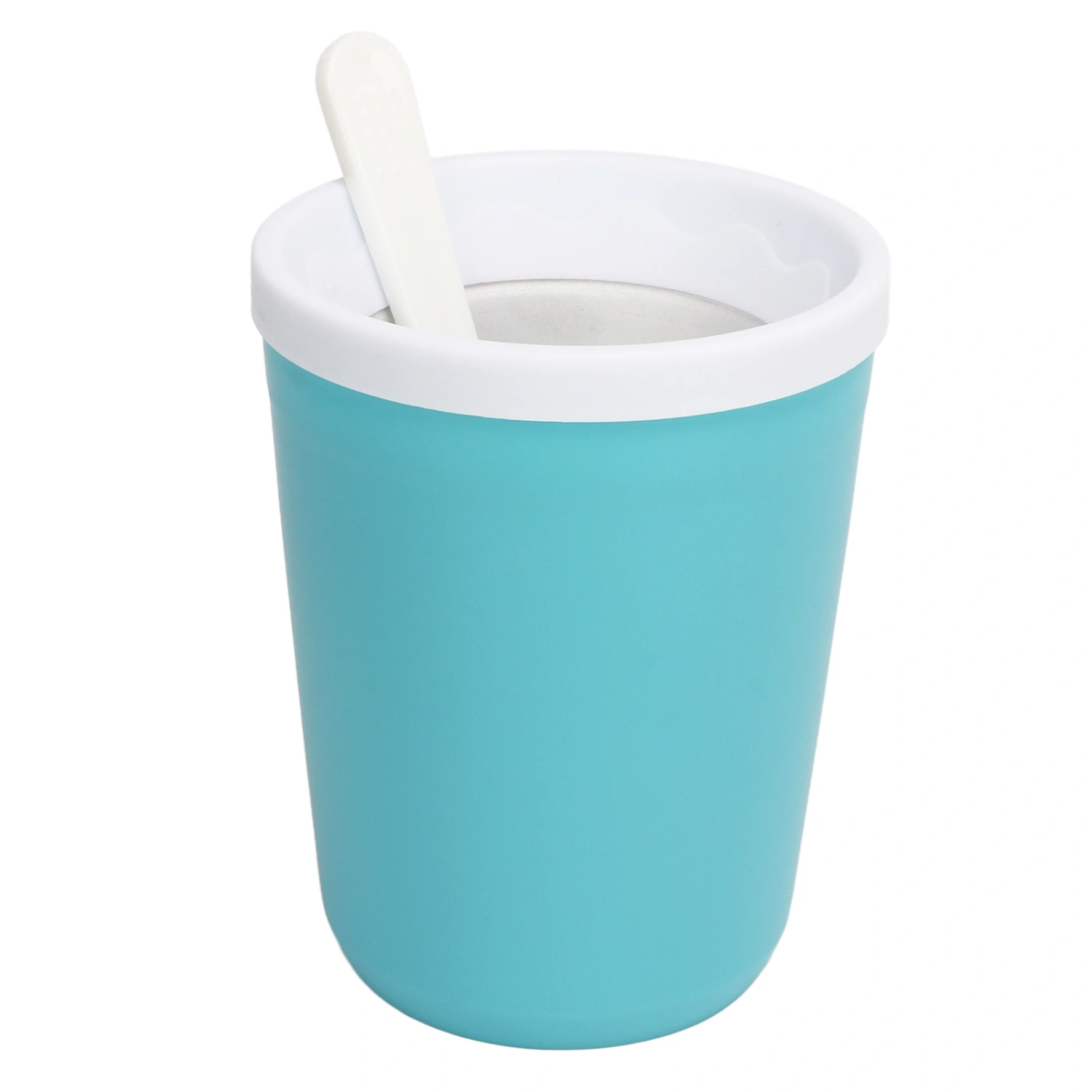 Slushie Maker Cup Without Plug Quick Freezing Cup Home DIY Juice Beverages Stir Cooling Cup Blue