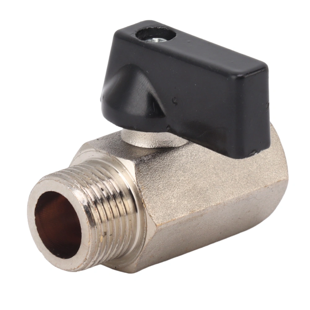 Gas Valve Ball Type Male Female Thread Thicken Brass Sandblasting for Household Tap Water 3/8