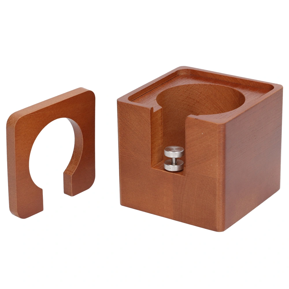 Coffee Portafilter Holder Station Wood Coffee Portafilter Tamping Stand for 51mm 54mm 58mm