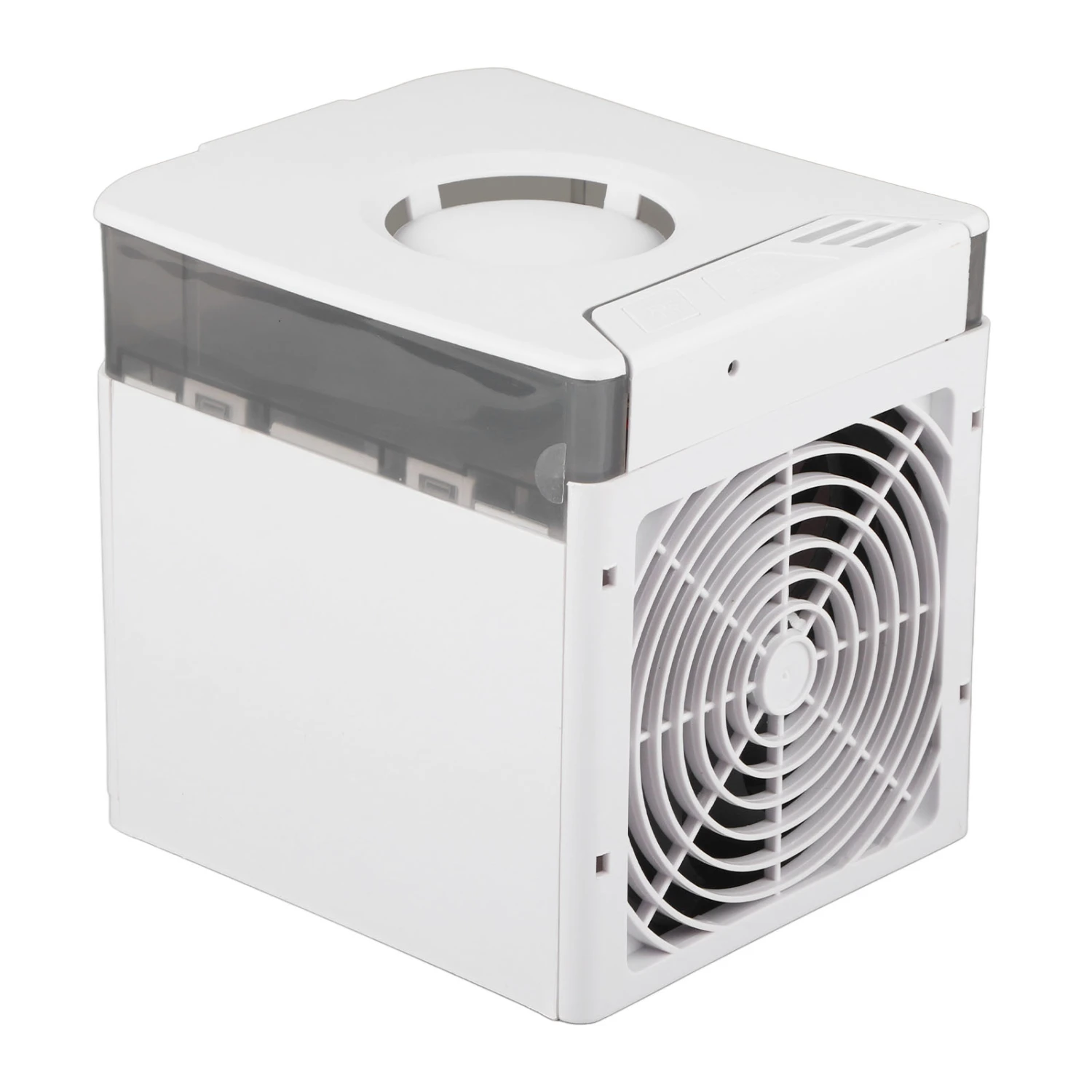 Portable Air Conditioner Mini Air Cooler USB Personal Mini Air Conditioner with Mist 7 Color Light for Bedroom Office Camping