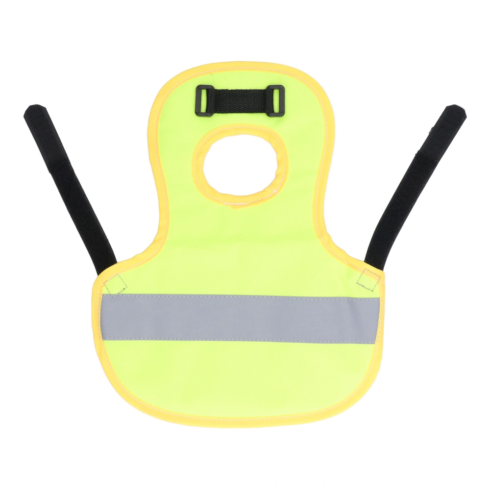 Chicken Reflective Vest Warm Safe Lightweight Poultry Harness Vest for Hen Ducks Geese Fluorescent Green