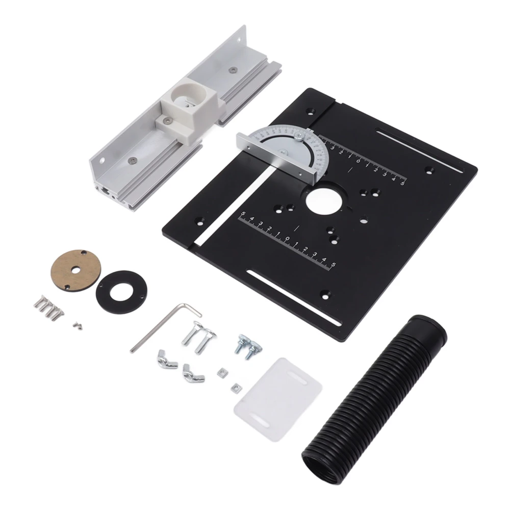 Router Table Insert Board Aluminum Alloy Steel Height Adjustable Milling Trimming Machine Insert Plate