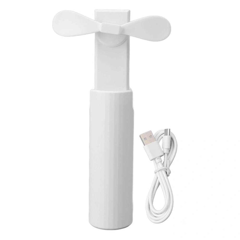 Handheld Mini Fan Telescopic Storage Portable USB Rechargeable Battery Operated Quiet Small Pocket Fan for Daily Travel