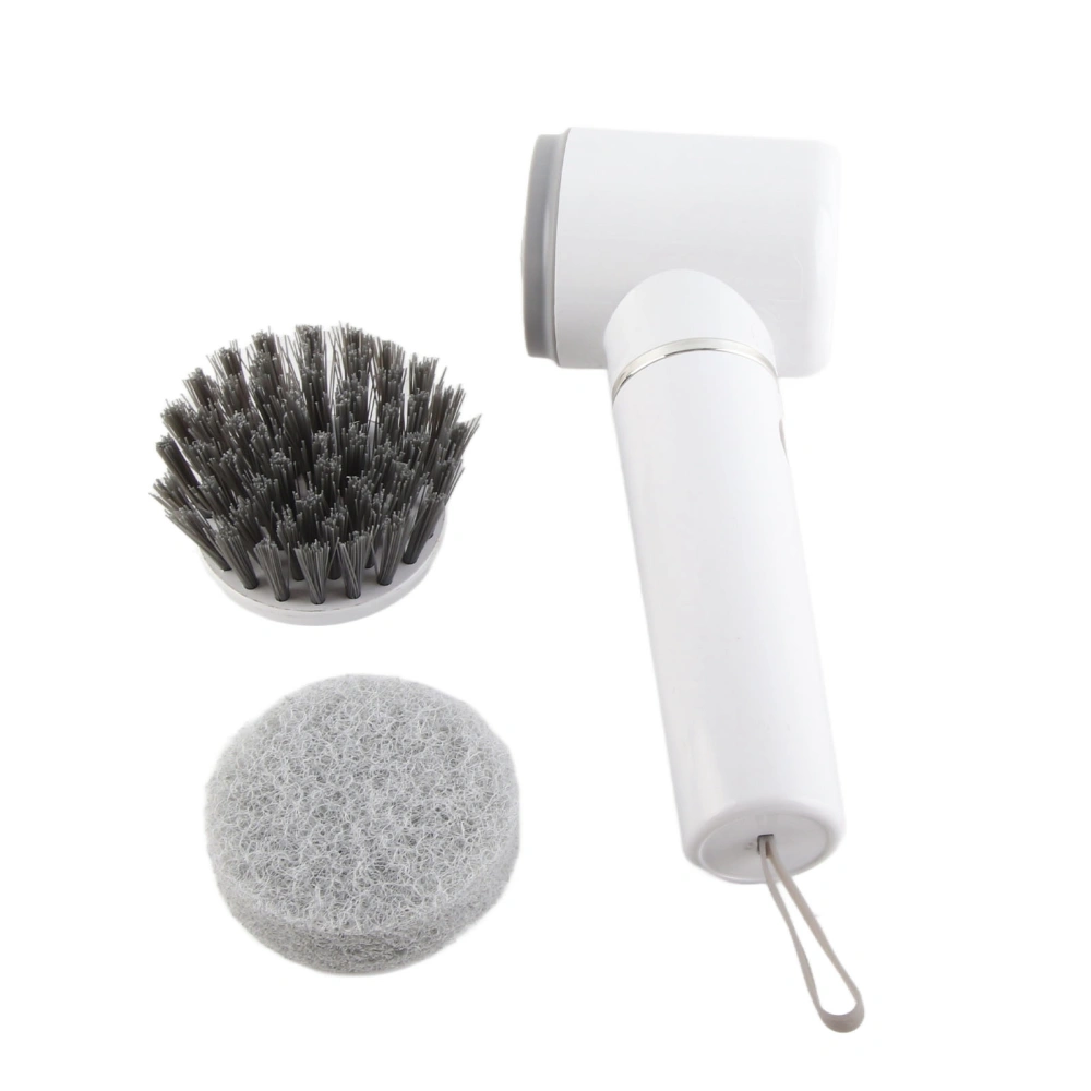 Electric Spin Scrubber Battery Operated Electric Cleaning Brush Dishwashing Brush for Kitchen Bathroom with 2 Brush Heads