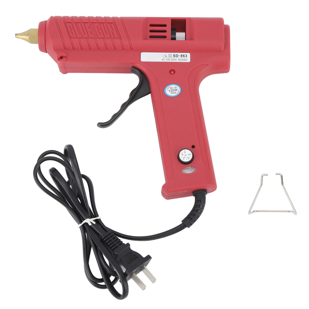 Electric Handheld Hot Melt Glue Machine 120W Rapid Heating Melt Glue Machine for Home DIY Industrial Manufacture US 100‑240V