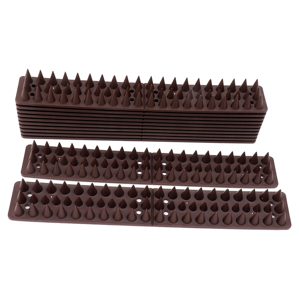 Bird Spikes 12PCS Plastic Easy To Install Bird Deterrent Spikes for Small Birds Raccoon Crow