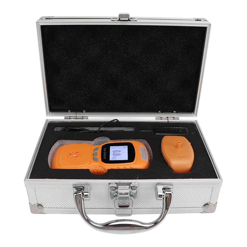 Gas Monitor Multiple Indicator LCD 1800mAh IP65 US Plug 110‑240v Gas Leak Detector For O2 CO H2S LEL