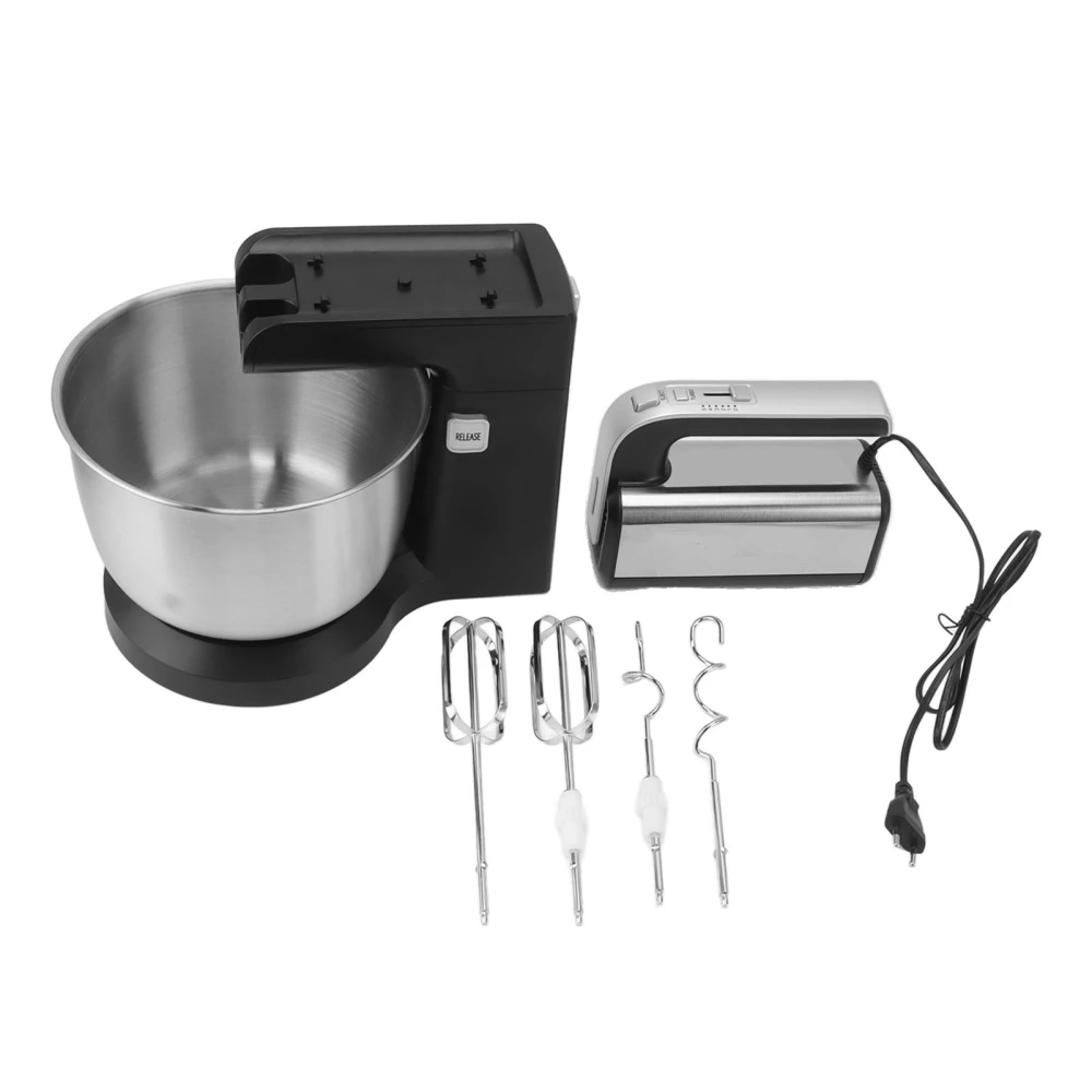 500W Electric Stand Mixer 3L Capacity Stainless Steel Dough Stuffing Mixer for Kitchen EU Plug 220V