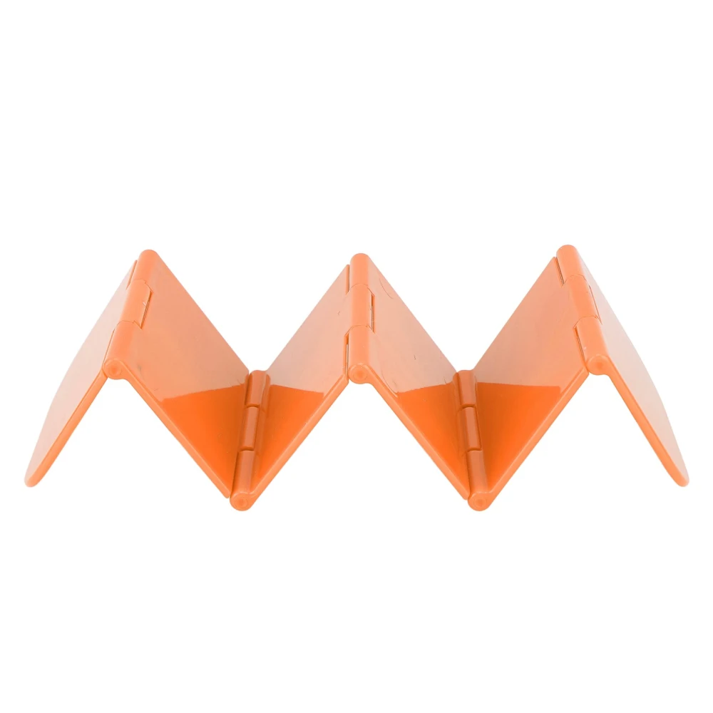 Taco Holder Stand Dishwasher Microwave Safe Stable Taco Rack Tray for Restaurant Kitchen Party Orange