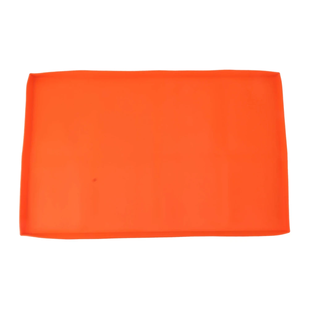 Silicone Griddle Mat Silicone Protective Mat Cover Grill Cover for Blackstone Griddle Top 28 Inches Orange