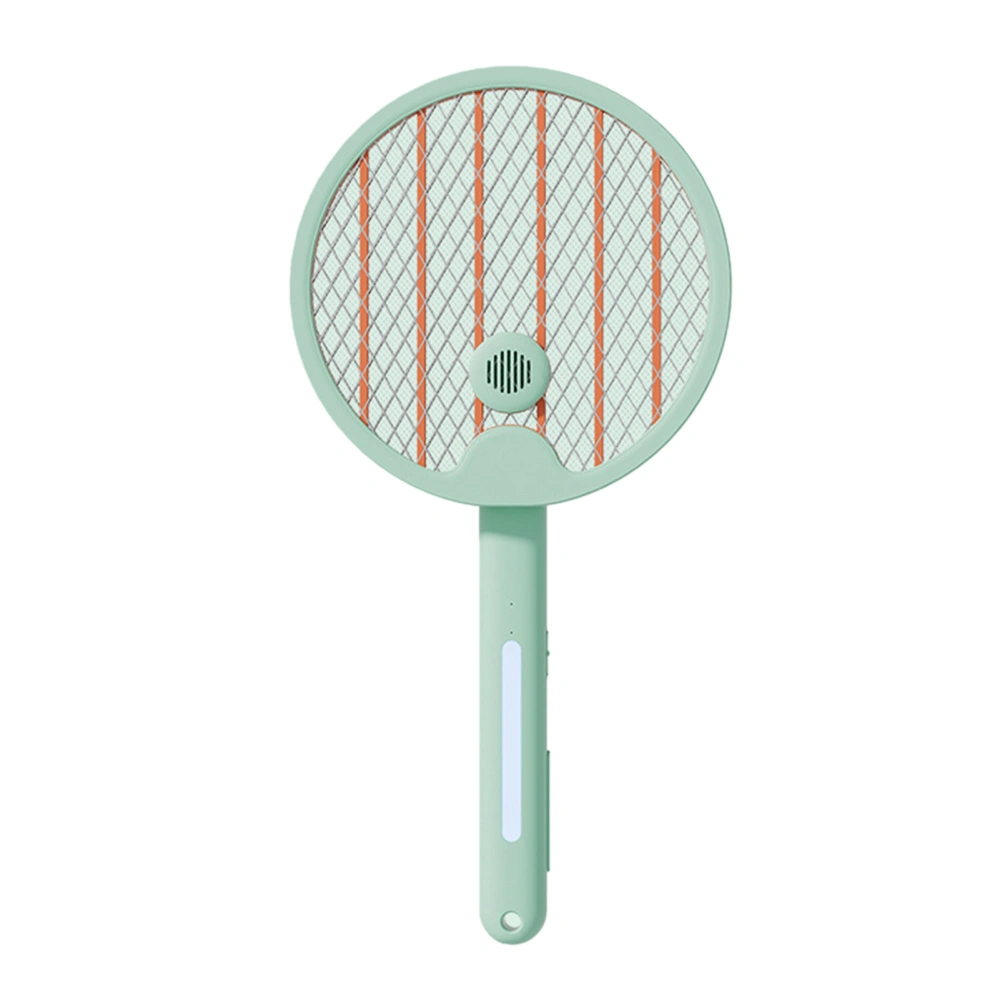 Electric Fly Swatter Racket 4 in 1 Automatic Portable Handheld Electric Fly Racket Bedroom Backyard Patio Camping Grass Green