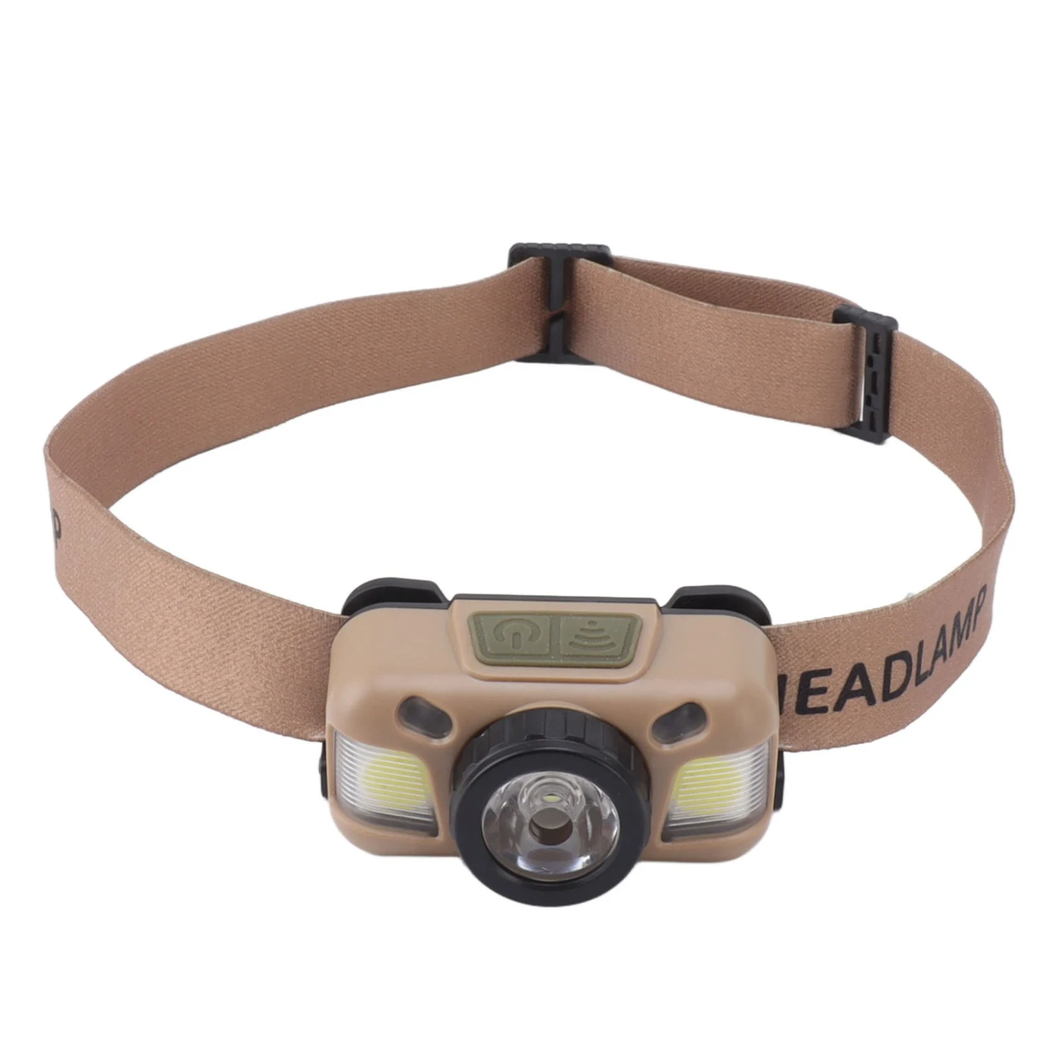 LED Headlamp Rechargeable Bright White Dual Light Mode Head Lamp for Outdoor Camping Hiking Running Cycling