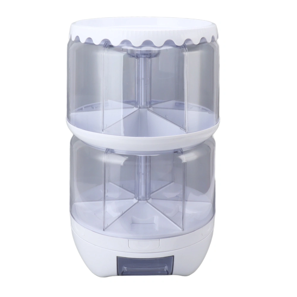 Rotatable Rice Dispenser Overweight Super Size Rice Grain Storage Container Food Rice Storage Box for Home Kitchen Style 2