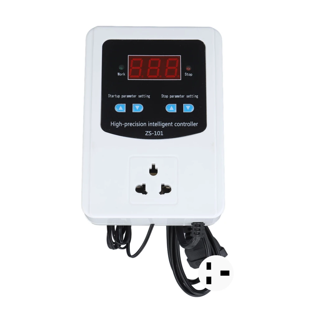 1500W Greenhouse Temperature Controller Digital Air Temperature Controller Thermostat LCD Display 10A UK Plug 220V