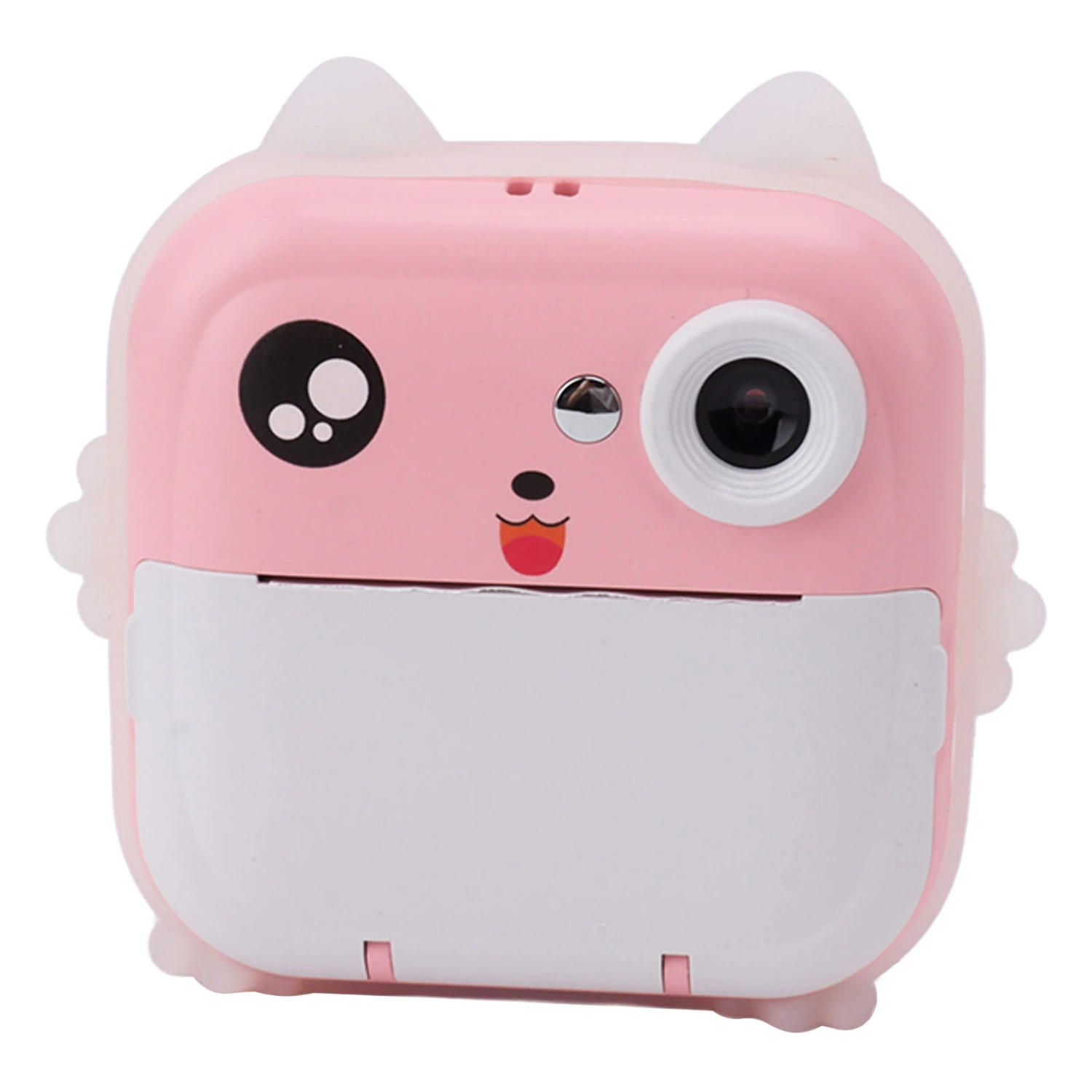 Children Digital Print Camera 24MP 5V 1080P 720P 2.4in Display USB Kids Instant Print Camera for Girls Boys Toddler Pink
