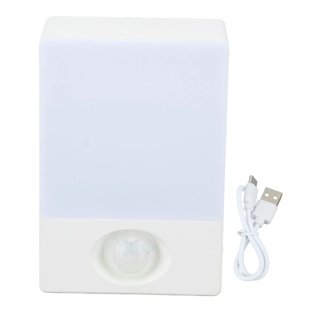 LED Sensor Night Light Rechargeable Energy Saving 4000K Small Motion Sensor Lamp for Desk Bedside Corridor