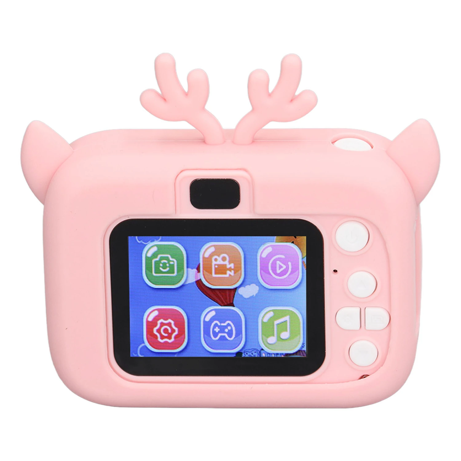 Children Camera 2in Color Display 20MP Record Game Kids Video Camera with Filters Frames Birthday Gift 5V Pink Yellow