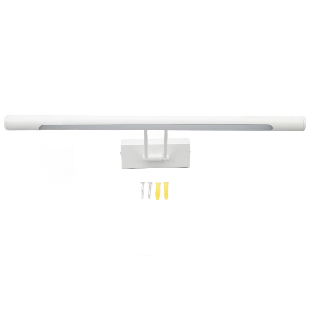 LED Vanity Light 19.7in Long Adjustable Angle 5000K White Light Bathroom Light Bar for Toilet Kitchen Bedroom 85‑265V