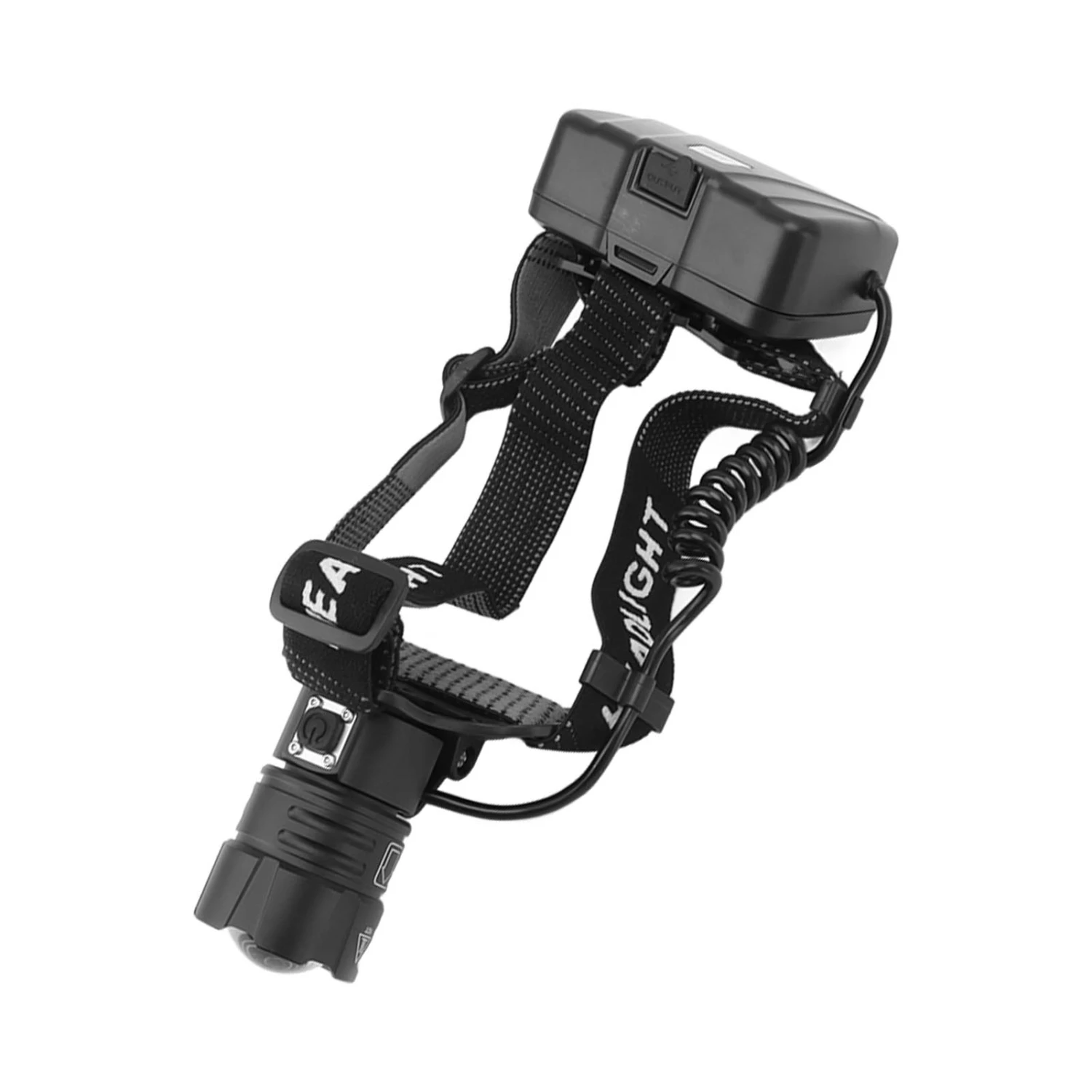 LED Rechargeable Headlamp 3 Modes 90 Degree Adjustable 90000 LM Rechargeable Zoom Headlamp for Outdoor Camping Running