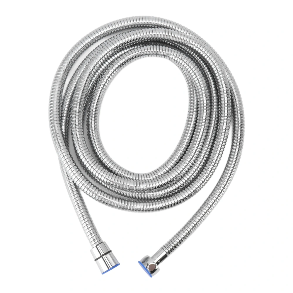 118in Shower Hose Explosion Proof Hot Cold Use Stainless Steel Shower Hose Extra Long for Bathroom