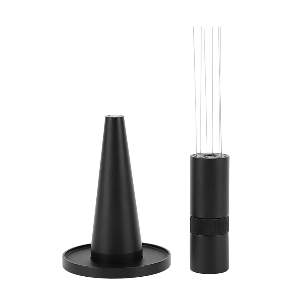 Coffee Stirrer Needle Adjustable Powder Needle Coffee Powder Distributor Needle for Coffee Shop Dessert Shop Black