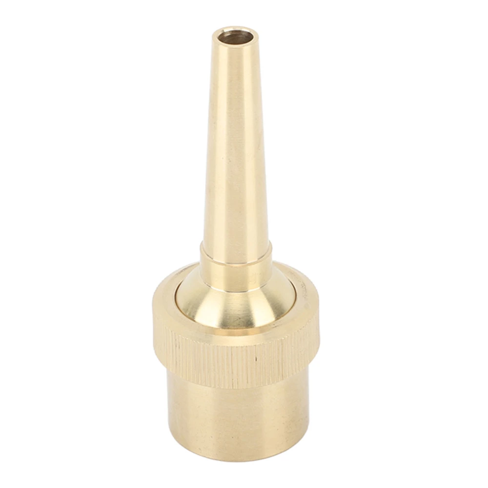 Brass Direct Fountain Nozzle Female Screw Connection Spherical Joint Adjustable Direct Fountain Nozzle for Pond Garden G1.5in