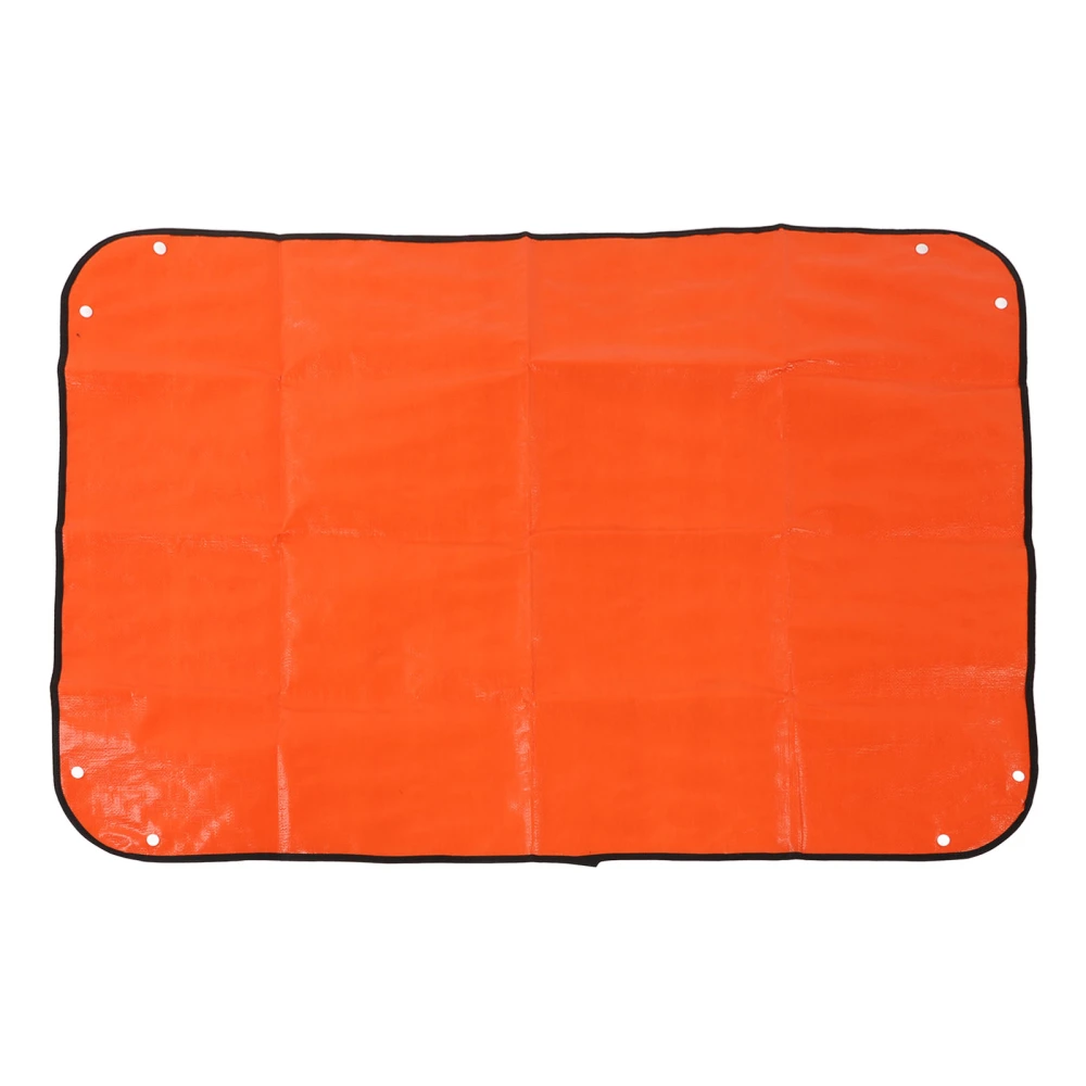 Large Repotting Mat Waterproof Foldable Indoor Plant Succulent Potting Mat for Plant Transplanting and Mess Control Orange