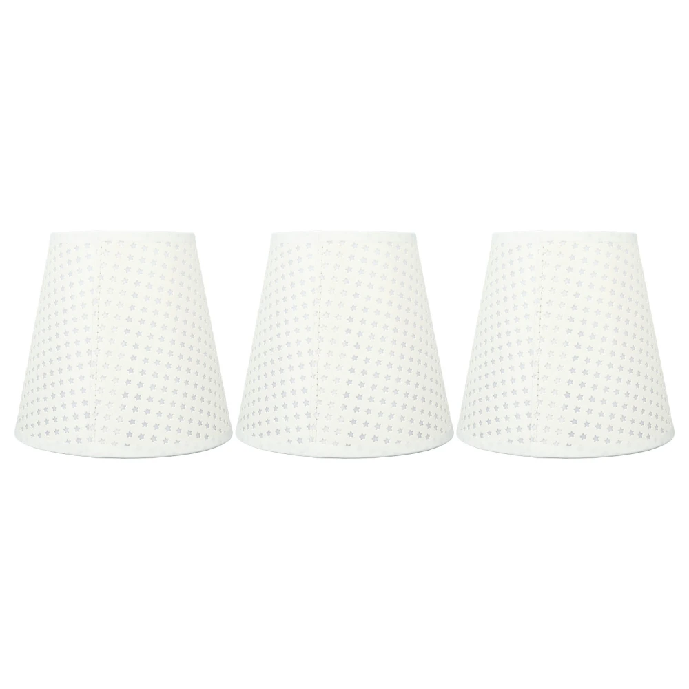 3Pcs E14 Barrel Fabric Lampshade Modern Minimalist Cloth Lamp Shade Bedroom Bedside Lampshadefor Chandelier Wall Lamp