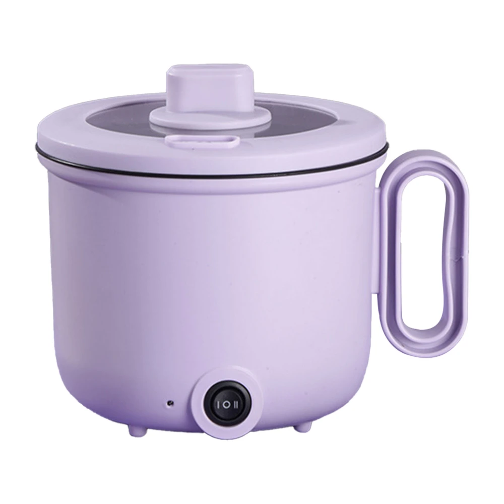 Electric Cooking Pot 1.5L Coated Anti Scald Handle Clear Lid Multifunction Electric Cooker for Home Dormitory Party AU Plug 220V