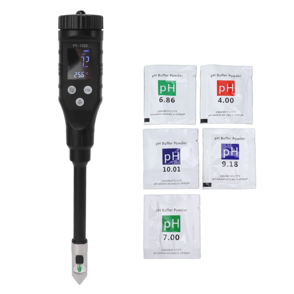 Soil Tester Bluetooth Connection Prong Waterproof Soil Ph Tester for Garden Lawn Farm Indoor