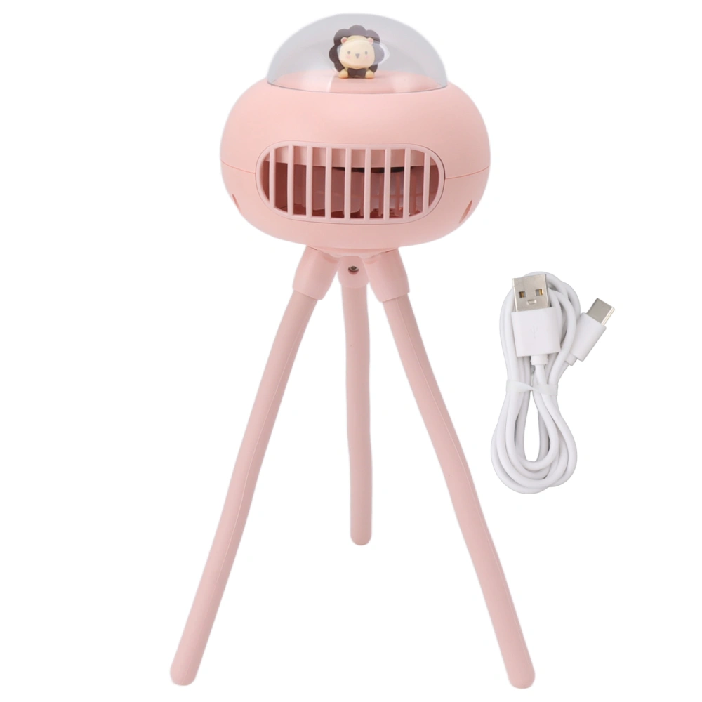 Baby Stroller Fan Portable Battery Operated Small Fan 4 Gear Speed Flexible Octopus Bladeless Fan for Camping Travel