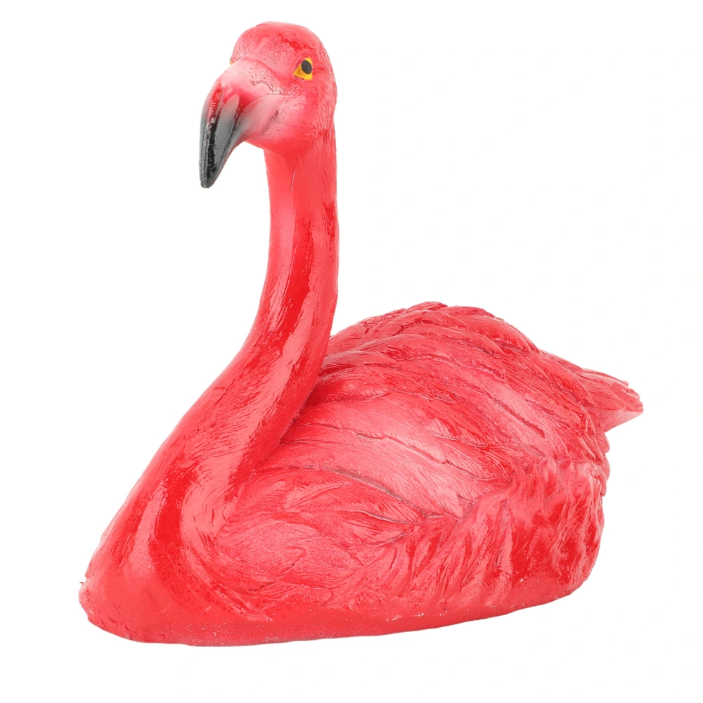 Flamingo Decorations Floating Flamingo Ornaments for Fish Pond Fish Tank Backyard Patio Lawn Small Red Head Up Flamingo