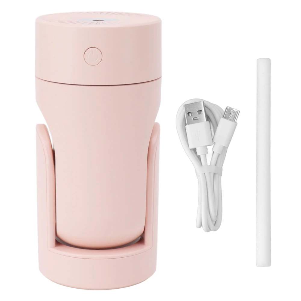 Portable Mini Humidifier Automatic Head Shaking Spray USB Cool Mist Humidifier for Bedroom Desktop Pink